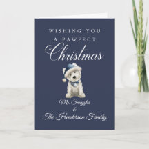 White Westie Christmas