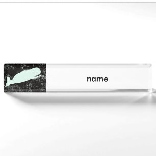 white whale nameplate