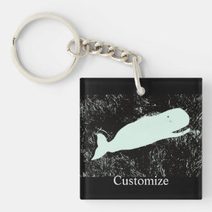 white whale Thunder_Cove Key Ring