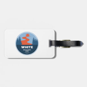 White Wild and Scenic River Oregon Luggage Tag