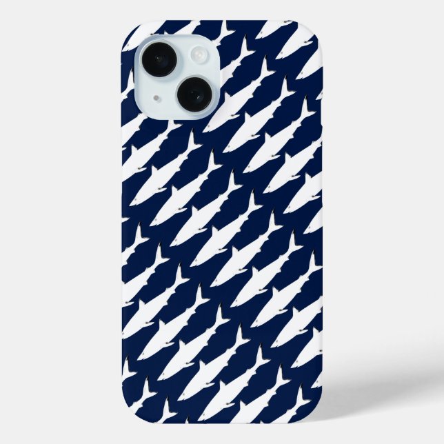 white wild shark Case-Mate iPhone case (Back)