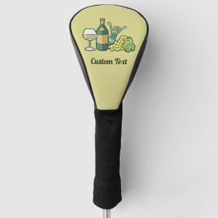 White Wine Golf Head Cover