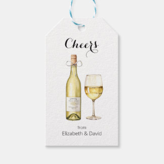White Wine Lover Cheers to You  Gift Tags