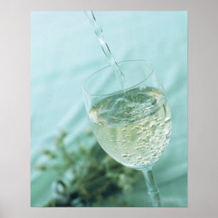 White Wine Poster