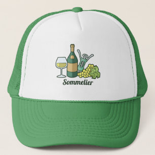 White Wine Trucker Hat
