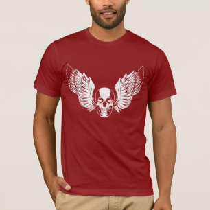 White Winged Skull T-Shirt