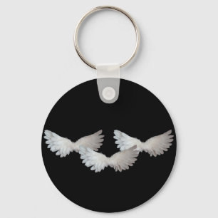 White Wings Keychain