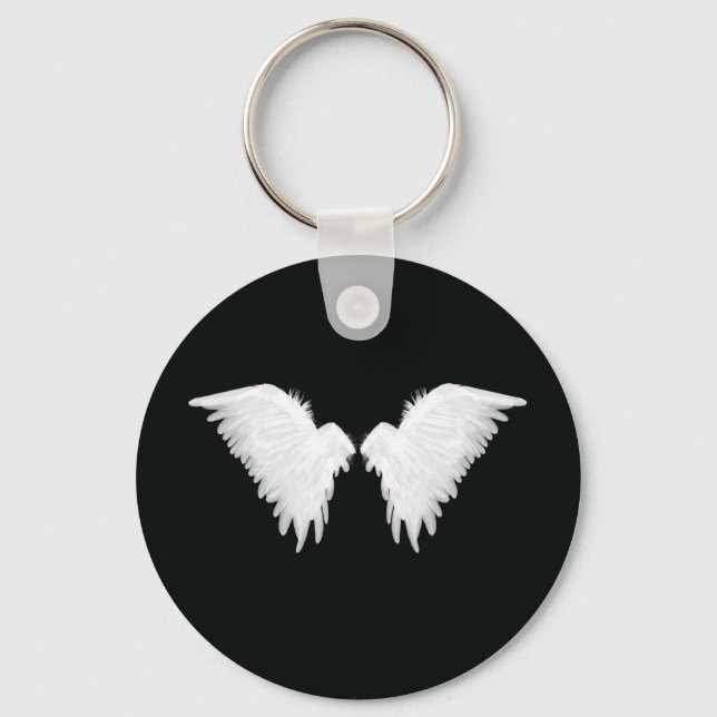 White Wings Keychain (Front)