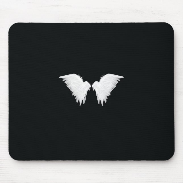 White Wings Mousepad (Front)