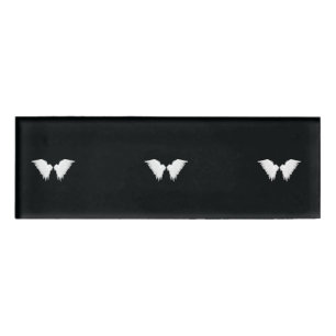 White Wings Name Tag