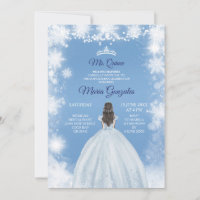 White Winter Holiday Mexican Sweet 16th Birthday