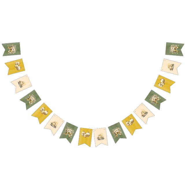 White Winterberry Invitation Set  Bunting (All)