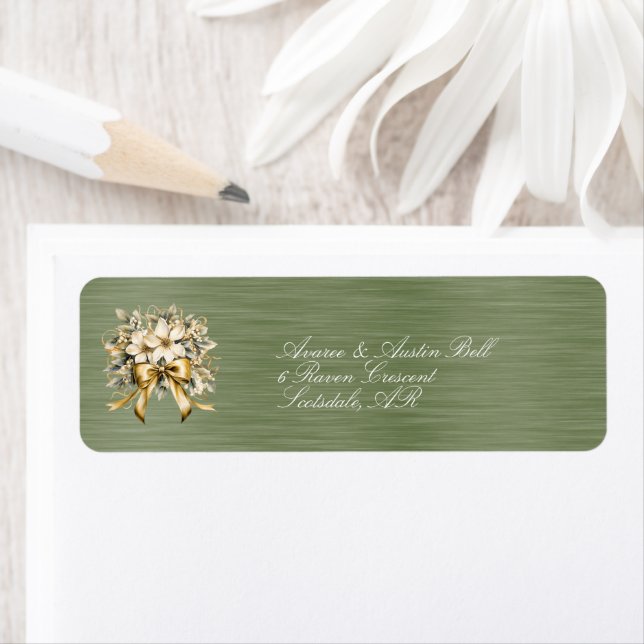 White Winterberry Wedding Invitation  (Insitu)