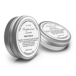 White with Black Text Cosmetics Jar Lid Label 2.5"