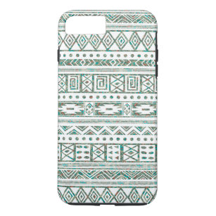 White With Colourful Tribal Ikat Seamless Pattern Case-Mate iPhone Case