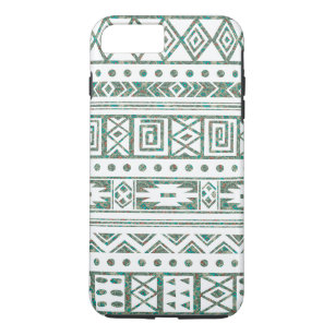 White With Colourful Tribal Ikat Seamless Pattern  Case-Mate iPhone Case