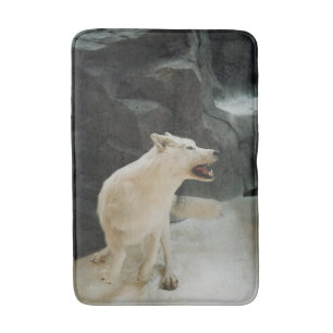 White Wolf Bath Mat