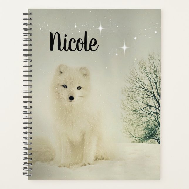White Wolf Cub Planner (Front)