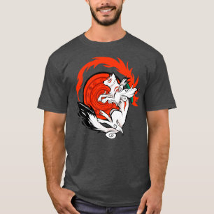 White Wolf Goddess  T-Shirt