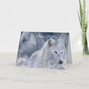 White Wolf Holiday ArtCard Card