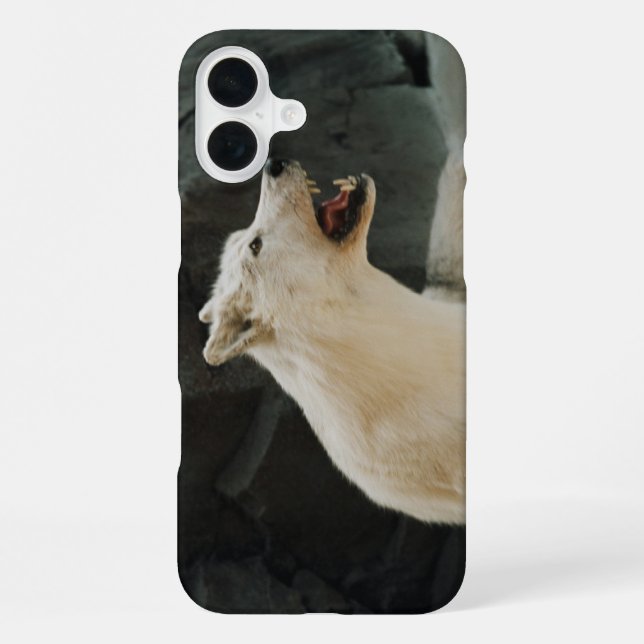 White Wolf iPhone Case (Back)
