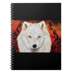 White Wolf Kokopelli Notebook