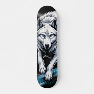 White wolf  Skateboard 