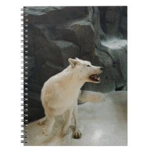 White Wolf Spiral Notebook
