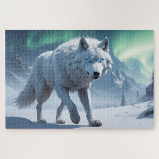 White wolf spirit jigsaw puzzle