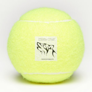 White Wolf Tennis Balls