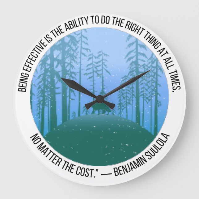 White Wolves Guild Clock (Front)