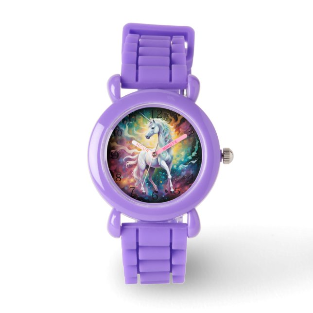 White Wonder: The Spectral White Unicorn Watch (Front)