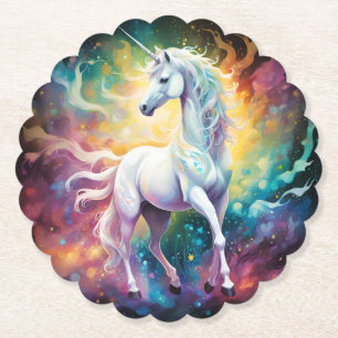 White Wonder: The White Spectral Unicorn, Paper Coaster