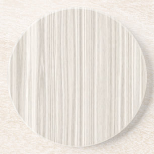 White Wood Grain Coaster
