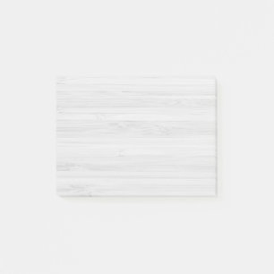 White Wood Minimal Shabby Chic Post-it Notes