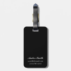 White Wrapped Wine 2012 Luggage Tag