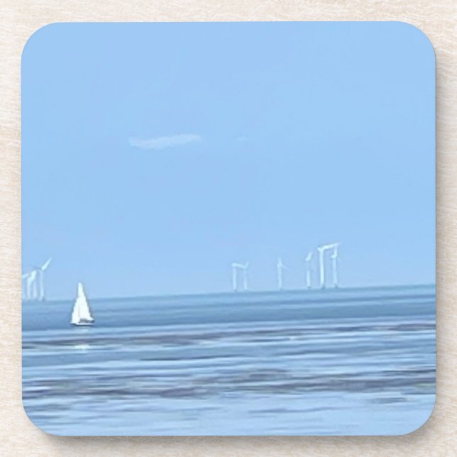 White Yacht and Tranquil Seas Coaster (Front)