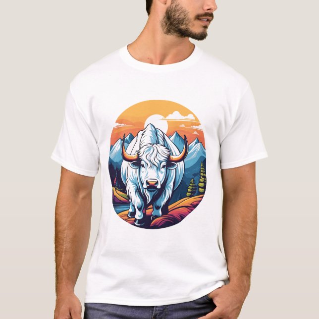 White Yak T-Shirt (Front)