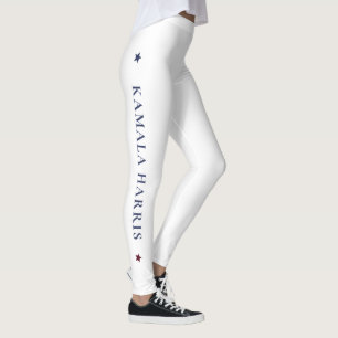 White Yoga Leggings with Kamala - Walz