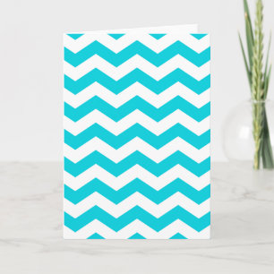 White Zig Zag Card