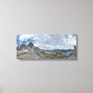 Whitebark Pass Nydiver to Garnet Lake - Sierra Canvas Print