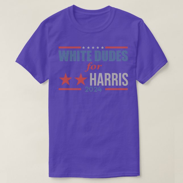 WhiteDudesForKamala T-Shirt (Design Front)