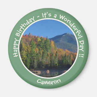 Whiteface Mountain, Adirondack Autumn Party Items Magnet