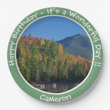 Whiteface Mountain, Adirondack Autumn Party Items