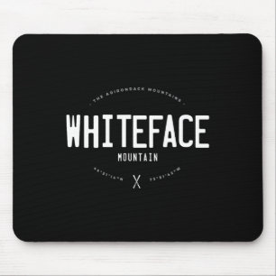 Whiteface Mountain New York Graphic Distressed Vin Mouse Pad