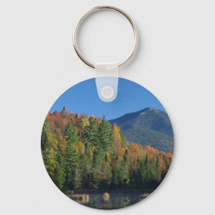 Whiteface Mountain over Little Cherrypatch Pond Key Ring