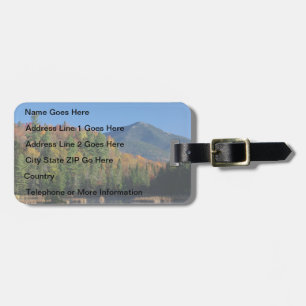 Whiteface Mountain over Little Cherrypatch Pond Luggage Tag