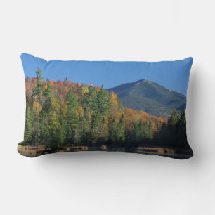 Whiteface Mountain over Little Cherrypatch Pond Lumbar Cushion