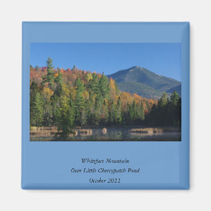 Whiteface Mountain over Little Cherrypatch Pond Magnet