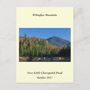 Whiteface Mountain over Little Cherrypatch Pond Postcard